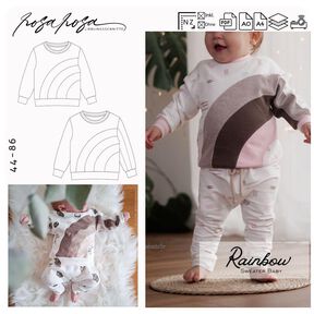 Rainbow Sweater Baby | 44 - 86 | inkl. A4, A0 & Beamerdatei