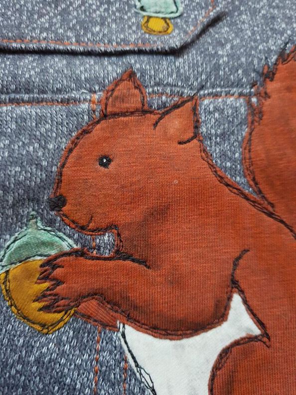 Applikationsvorlage und Nähanleitung Eichhörnchen  image number 7