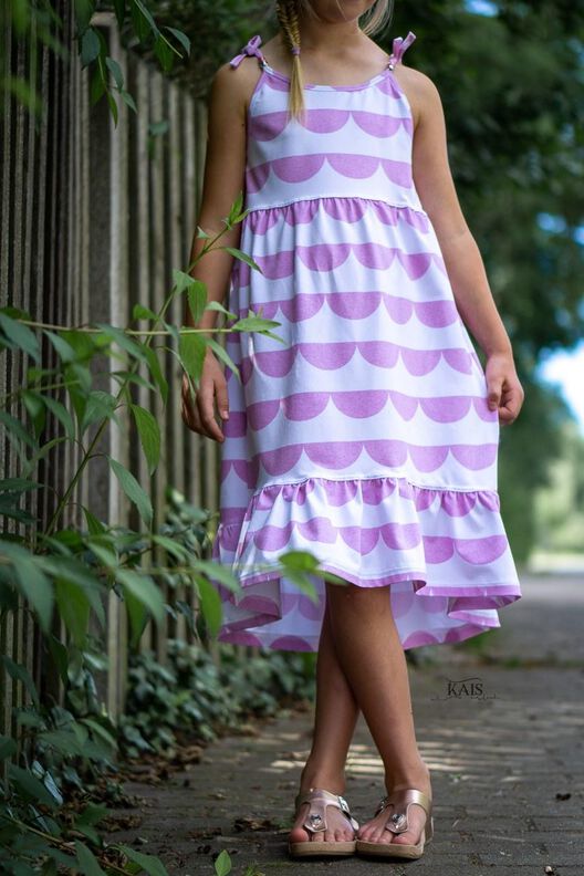 *Girls Ruffle Dress* Kleid GR. 74 BIS 158 Sommerkleid Boho image number 2