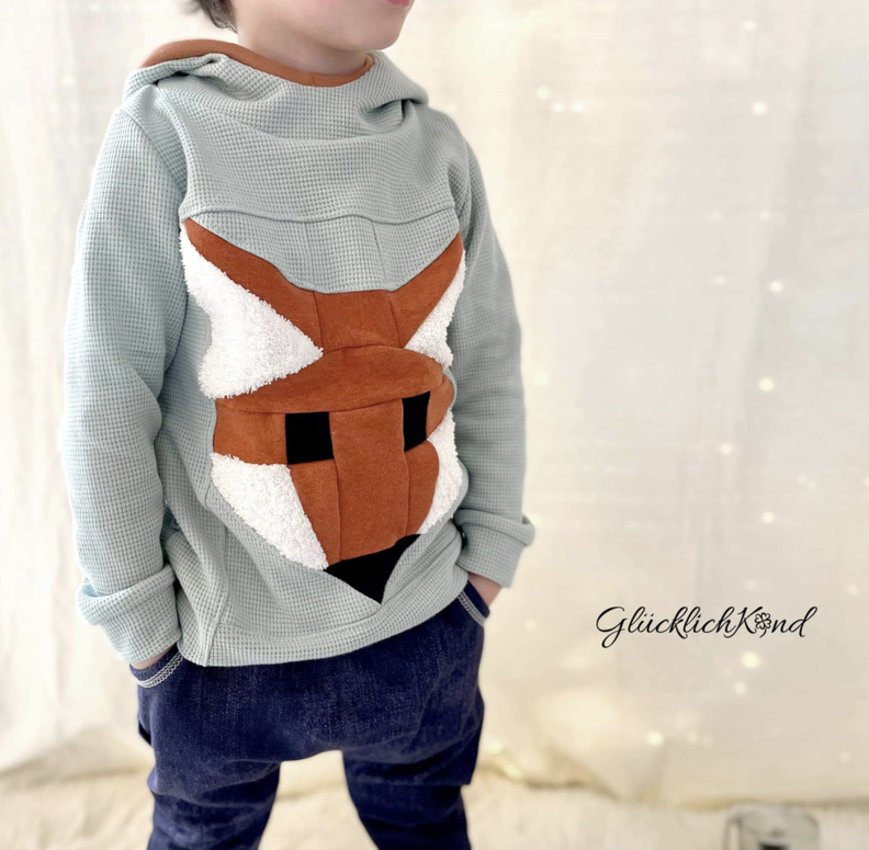 E-Book Hoodie Fuchselini Größen 68 - 98 image number 5