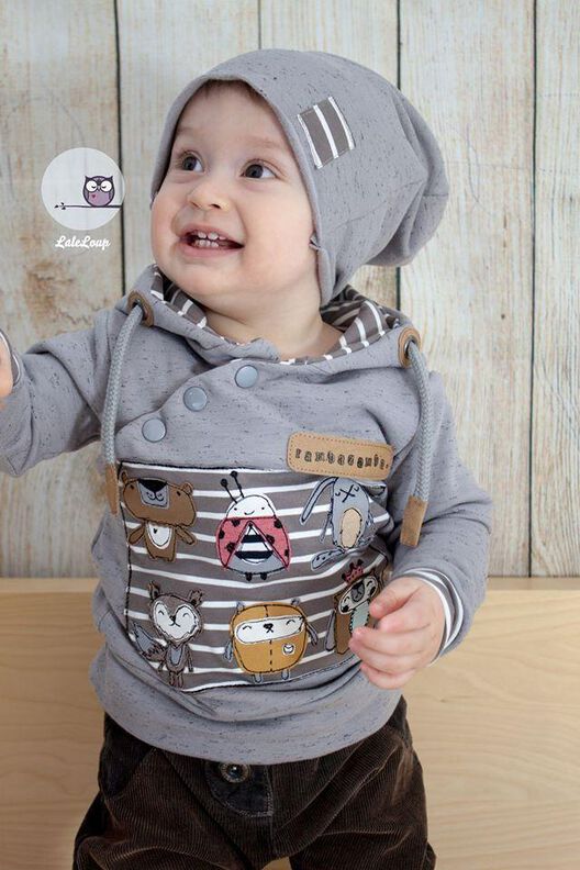 Ebook Hoodie "Henry Baby" von Gr. 44 bis 104 image number 4