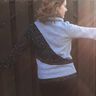 Lara Hoodie mit Wellenmuster, Kapuze, Kragen BU 80-116 A4+A0 thumbnail number 3
