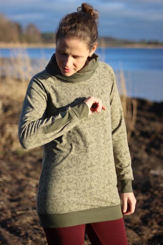 Ebook / Schnittmuster Raglan-Hoodie *mit A0-Datei + Video* image number 7