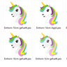 Einhorn Kopf Stickdatei thumbnail number 2
