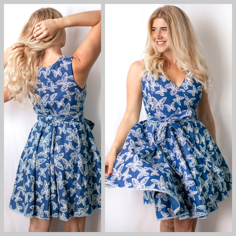 Wickelkleid/ Top #Davina Nähanleitung und Schnittmuster image number 1