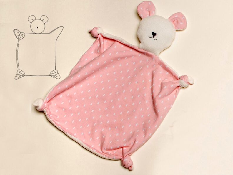 TEDDY Schnittmuster Baby Kinder Kuscheltier Zahntuch image number 5