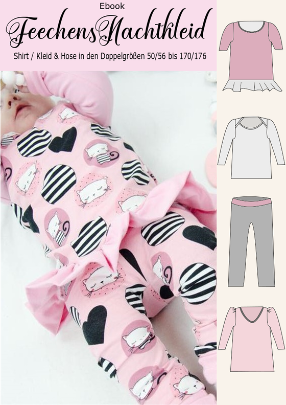 Kombiebook Nachtkleid und Hose Feechens Nachtkleid image number 1