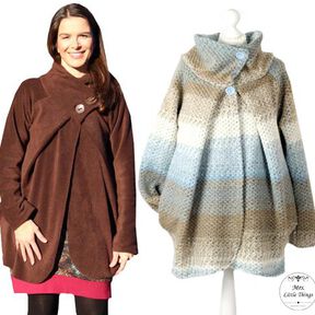 Jacke im O-Shape Look "Sylvie", Schnittmuster Gr. 158-46