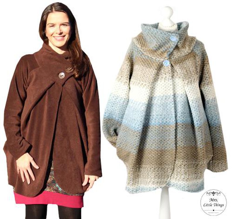 Jacke im O-Shape Look "Sylvie", Schnittmuster Gr. 158-46 image number 1