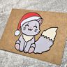 Plotterdatei Katze Weihnachten Mütze SVG PNG DXF thumbnail number 7