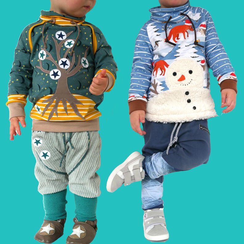 Kinder Pullover mit Teilung Shirt MiniMars ♥ Gr. 62-128 image number 9