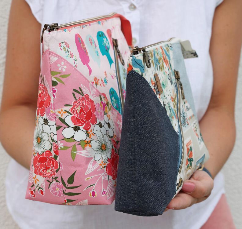 Mira-Bella Reiseclutch/Kosmetiktasche MIT Plotterdatei image number 3