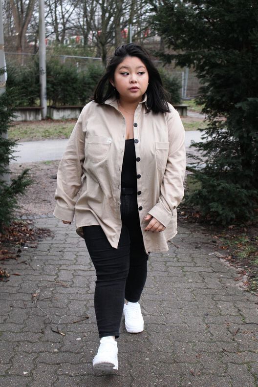 Oversized Bluse "Cotton" (Gr. 34 - 48) image number 6