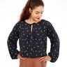 FRAU KRISSI - Bluse mit gekräuseltem Ausschnitt  XS-XXL thumbnail number 4