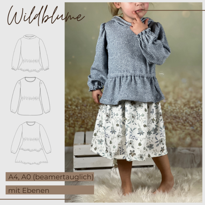 Shirt, Tunika & Kleid Wildblume (Gr. 86 - 134) image number 1