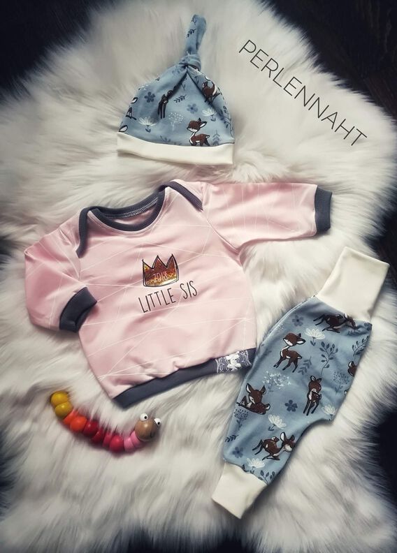 Newborn-Set LOU komplett Gr. 50-92 icl. gratis Plottdatei image number 7