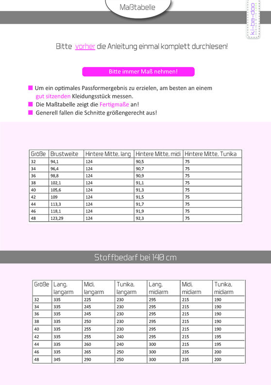 Ebook Kleid Lilly Damen Gr. 32-48 PDF Datei in DIN A4 image number 2