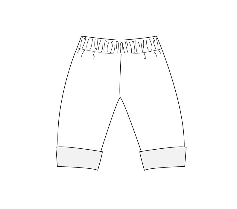FIOCCO Schnittmuster Kinderhose wendbar und gefüttert image number 5