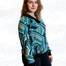 Kikyo schicker Pullover mit Wickelkragen BU 80-116, A4+A0 thumbnail number 5