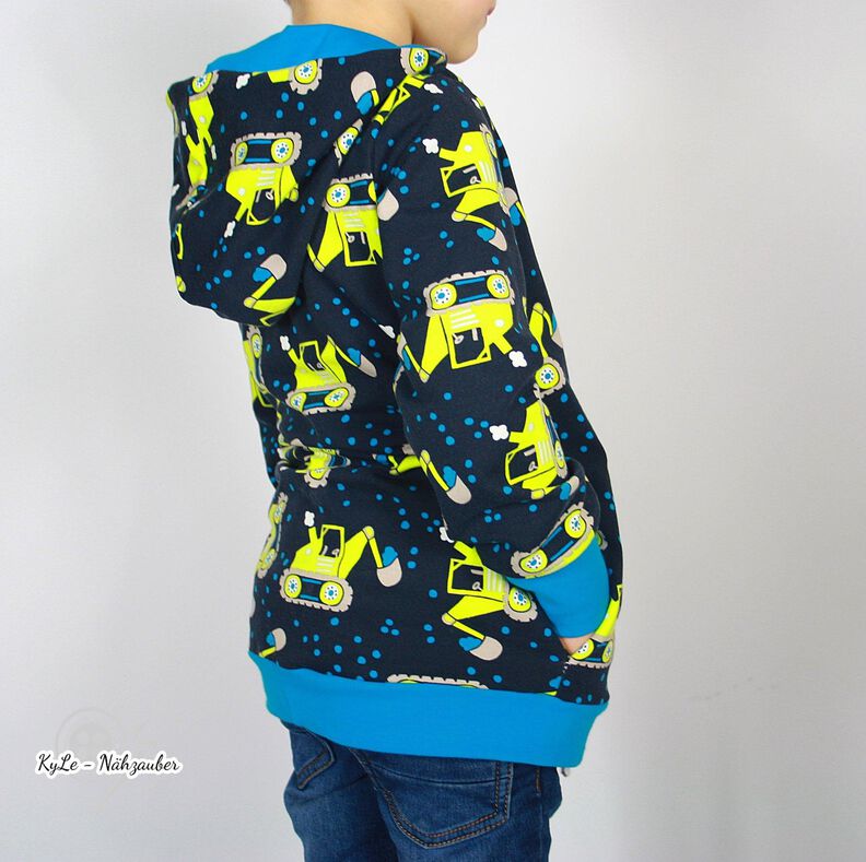 NEVO HOODIE KIDS UNISEX GR. 98-164 image number 6