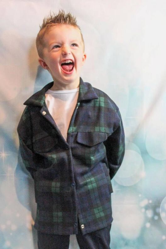 Kinder Hemdjacke Shacket Hemd LUWES ♥ Gr. 92-164 image number 3