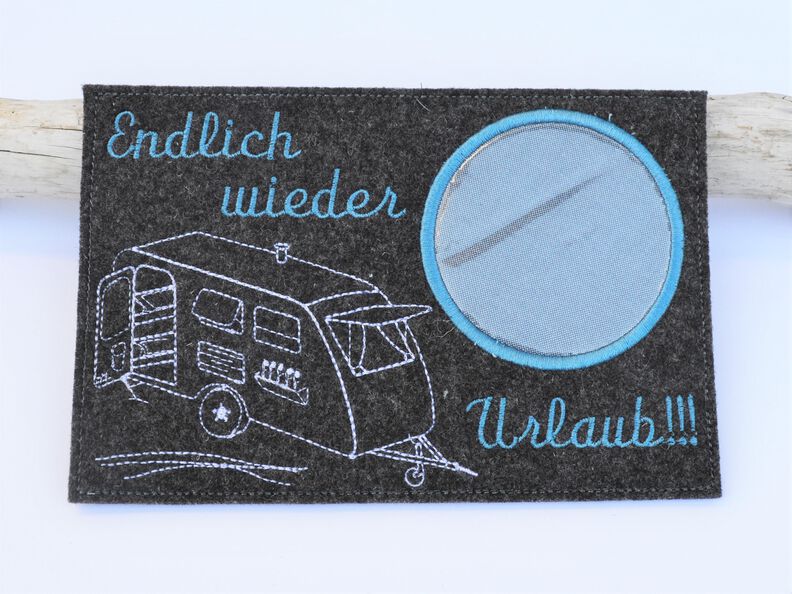 ITH Stickdatei Mugrug Camping Urlaub Wohnwagen image number 2