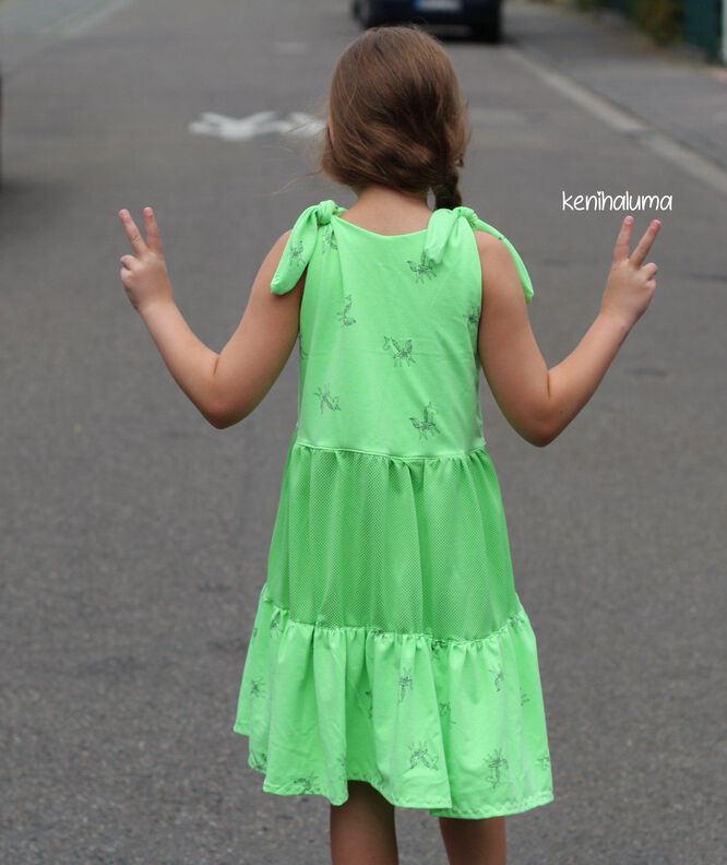 Knotenkleid Isabella Gr. 98 - 164 inkl. A0 image number 7