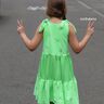 Knotenkleid Isabella Gr. 98 - 164 inkl. A0 thumbnail number 7