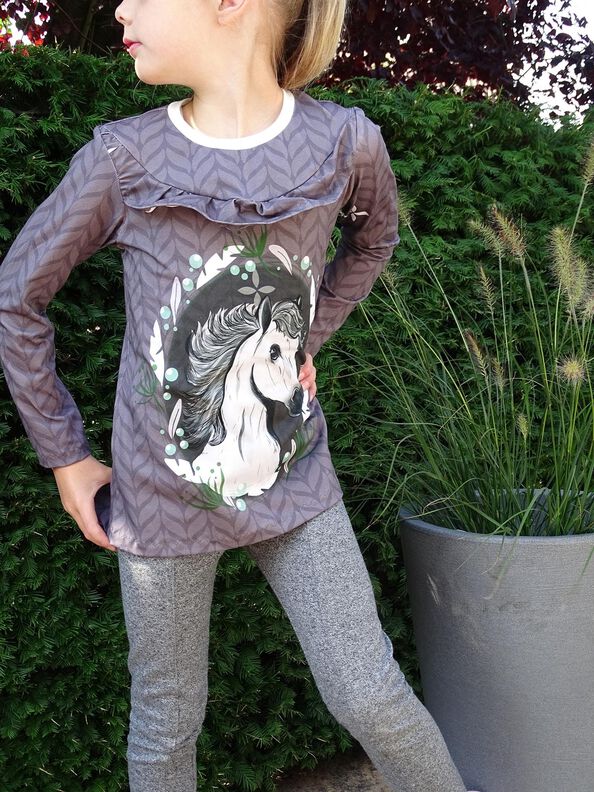 Rüschenshirt TEENIE ANNA Gr. 122 - 164 image number 3