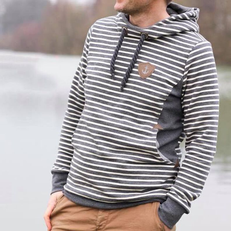 Hoodie Herren Schnittmuster Gr. XS-4XL - MANUC #134 image number 1