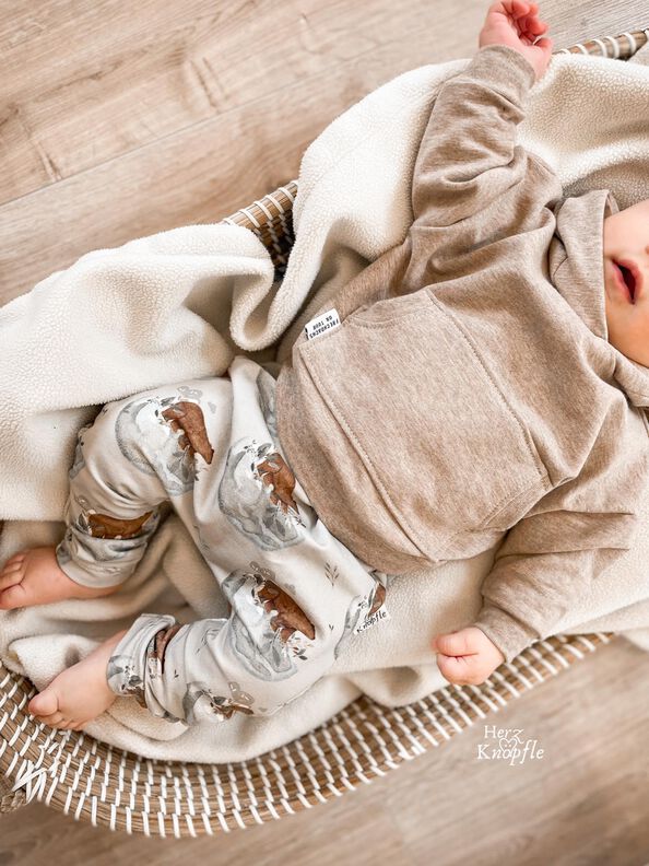 #LoosefitHood Baby #LoosefitRomper 44-86 image number 5