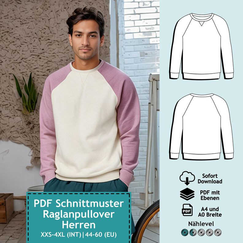 "Familien-Paket" Raglanpullover Herren, Damen und Kinder image number 6