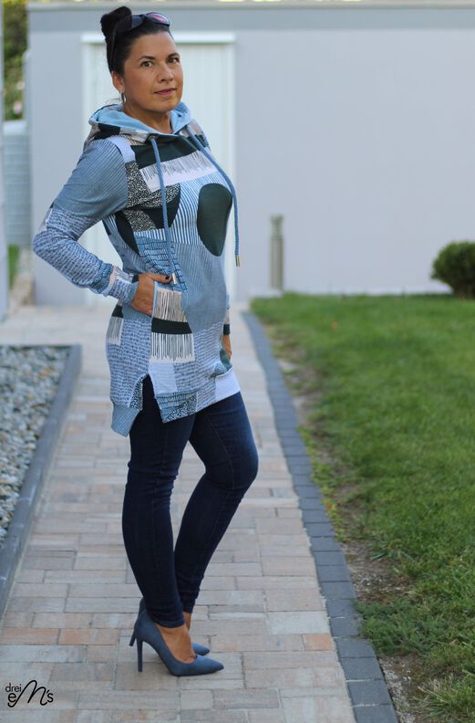 Ebook Longhoodie CORTINA Gr. XS-XXXL image number 7