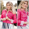 Jeansjacke #Elly Nähanleitung und Schnittmuster  thumbnail number 1