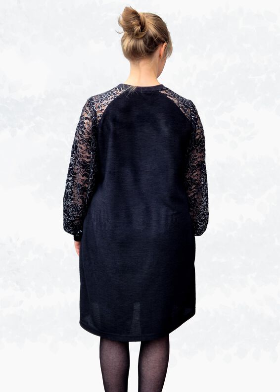 Elina – Raglanpullover, Longshirt oder Kleid, BU 80-116 image number 4