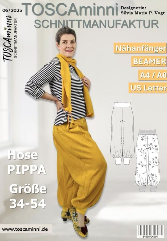Schnittmuster Haremshose PIPPA Gr. 34-54 | Pumphose image number 9