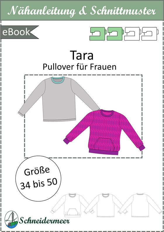 Tara – Bequemer Pullover mit Kängurutasche, BU 80-116, A4+A0 image number 6