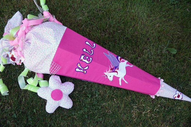 Schultüte Zuckertüte mit Innenkissen nähen alle Größen image number 4