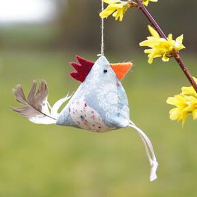 Osterdeko Huhn Hase Hahn Blume und Ei nähen