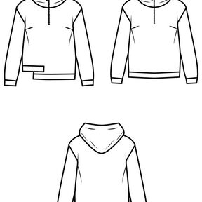 Pulli INAYA Gr. 34-54 PDF-A4, A0+BEAMER
