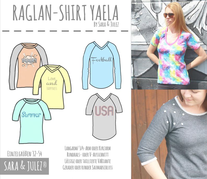 RAGLAN SHIRT YAELA DAMEN image number 6