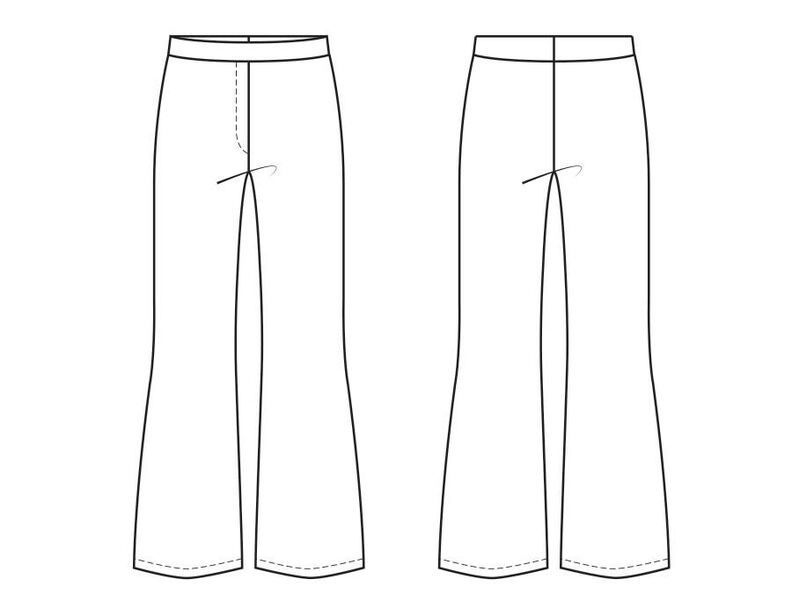 Hose Kendy N&auml;hanleitung + Schnitt image number 3