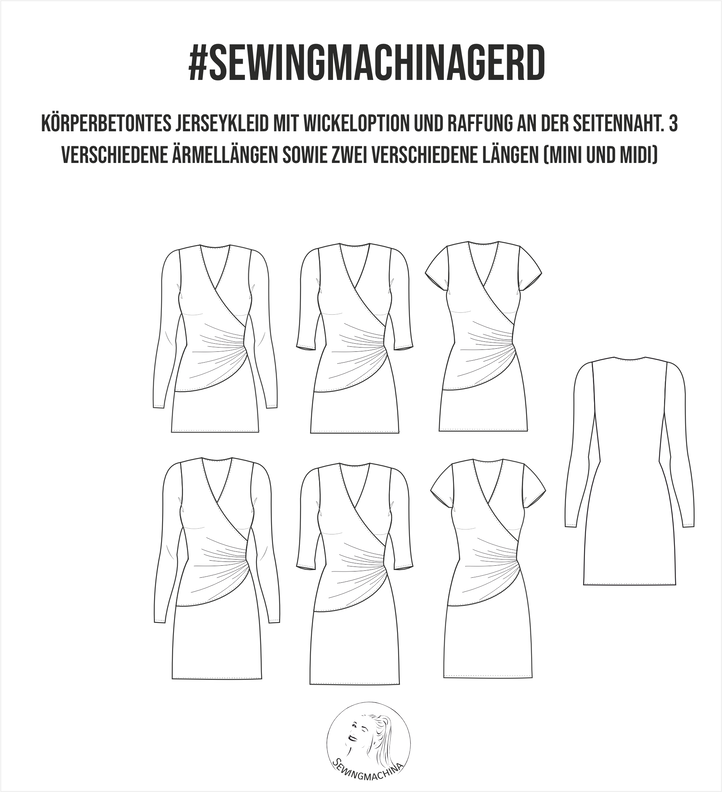Wickelkleid Gerd / PDF Schnittmuster image number 10