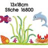 Stickdatei Unterwasserwelt SET 10x10cm Rahmen thumbnail number 3