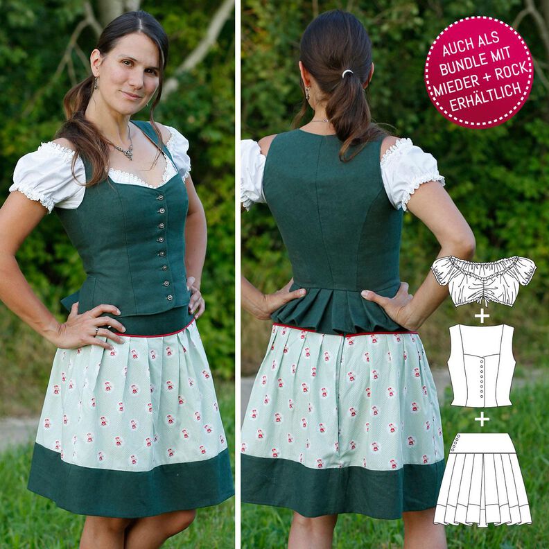 Dirndlbluse Susal - Schnittmuster image number 6