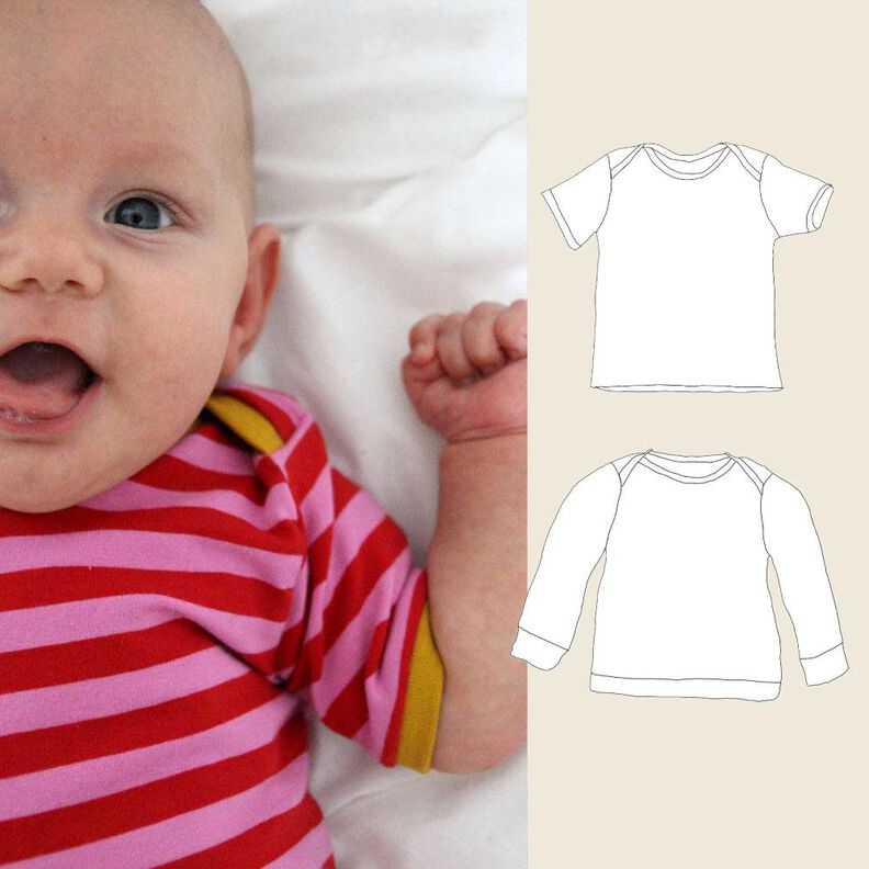 "Baby-Basic-Shirt" Schnittmuster und Nähanleitung image number 1