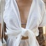 Kurzer Front Tie Jumpsuit  thumbnail number 6