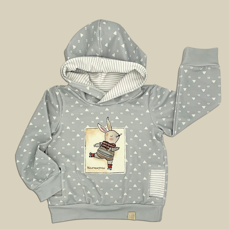 Schnittmuster Kinder Hoodie Ela+Kai Gr. 80-140 image number 4