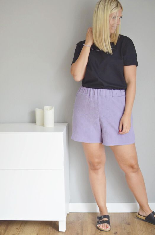 Heinz - knackige Damen-Shorts mit High-Waist-Bund image number 10