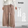 Schnittmuster Damen Hose Sonja Gr. 34-54 + Video thumbnail number 1